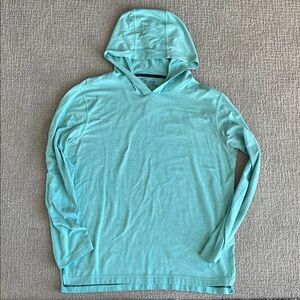 Vineyard Vines Men's Aqua Hoodie Sweater
